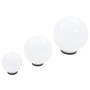 LED ball lamp set 3 spherical pcs 20/30/40 cm PMMA by vidaXL, Outdoor lighting - Ref: Foro24-50659, Price: 113,78 €, Discount: %