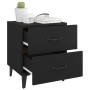 Black nightstand 40x35x47.5 cm by vidaXL, Nightstands - Ref: Foro24-811990, Price: 55,19 €, Discount: %