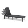 Keter Jaipur Lounger Graphite Color 235162 by , Loungers - Ref: Foro24-420017, Price: 87,59 €, Discount: %