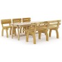 Garden dining set 5 pieces impregnated pine wood by , Garden sets - Ref: Foro24-3096606, Price: 601,48 €, Discount: %