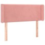 Pink velvet headboard 93x16x78/88 cm by , Headboards and footboards - Ref: Foro24-3118669, Price: 52,66 €, Discount: %