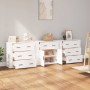 Sideboards 3 Stück weißes Sperrholz von , Sideboards - Ref: Foro24-3185423, Preis: 289,38 €, Rabatt: %