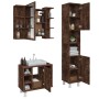 Set de muebles baño 3 pzas madera contrachapada roble ahumado de , Muebles de baño - Ref: Foro24-3187606, Precio: 188,24 €, D...