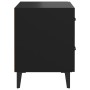 Black nightstand 40x35x47.5 cm by vidaXL, Nightstands - Ref: Foro24-811990, Price: 55,19 €, Discount: %