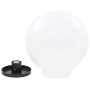 Set of 2 spherical LED ball lamps 40 cm PMMA by vidaXL, Outdoor lighting - Ref: Foro24-50657, Price: 114,99 €, Discount: %