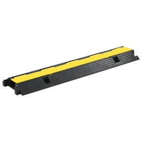 Cable protector ramp 1 channel rubber 100 cm by vidaXL, Road and traffic signs - Ref: Foro24-142832, Price: 41,21 €, Discount: %