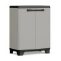 Keter Mueble bajo de almacenamiento Planet gris y negro de , Taquillas y armarios de almacenamiento - Ref: Foro24-445035, Pre...