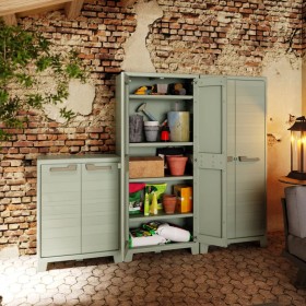 Keter Niedriger Gartenschrank Planet Jade Grey von , Schließfächer und Lagerschränke - Ref: Foro24-445040, Preis: 136,51 €, R...