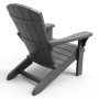 Keter Adirondack Chair Troy graphite color by , Garden chairs - Ref: Foro24-428406, Price: 151,98 €, Discount: %