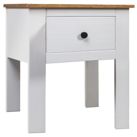 White Panama pine solid wood bedside table 46x40x57 cm by vidaXL, Nightstands - Ref: Foro24-282693, Price: 63,99 €, Discount: %