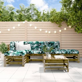 Garden furniture set 6 pieces impregnated pine wood by , Garden sets - Ref: Foro24-3186332, Price: 331,99 €, Discount: %