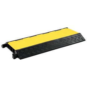 Cable protection ramp 3 channels rubber 93 cm by vidaXL, Road and traffic signs - Ref: Foro24-142836, Price: 71,99 €, Discoun...