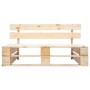 Wooden garden pallet bench by , garden benches - Ref: Foro24-45768, Price: 66,88 €, Discount: %