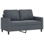 Dreiteilige Sofagarnitur aus dunkelgrauem Samt mit Kissen von , Sofas - Ref: Foro24-3201477, Preis: 678,29 €, Rabatt: %