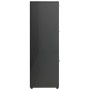 Glossy gray plywood shelving 90x30x90 cm by , Bookcases and shelves - Ref: Foro24-802938, Price: 125,59 €, Discount: %