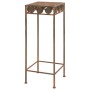 Set of 3 pcs vintage style rusty metal plant supports by vidaXL, Pot stands - Ref: Foro24-245928, Price: 85,28 €, Discount: %