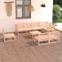 Juego de muebles de jardín 9 piezas madera maciza de pino de , Conjuntos de jardín - Ref: Foro24-3075669, Precio: 446,99 €, D...