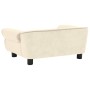 Cremefarbenes Hundesofa aus Plüsch, 72 x 45 x 30 cm von , Betten für Hunde - Ref: Foro24-171042, Preis: 88,99 €, Rabatt: %