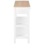 MDF sideboard 110x35x80 cm white by , Sideboards - Ref: Foro24-280029, Price: 149,46 €, Discount: %