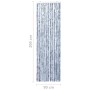 Silver chenille mosquito net curtain 90x200 cm by , Mosquito nets for windows - Ref: Foro24-315139, Price: 54,75 €, Discount: %