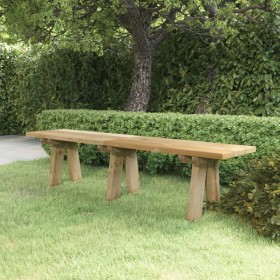 Banco de jardín madera maciza de pino impregnada 160 cm de , Bancos de jardín - Ref: Foro24-318174, Precio: 76,96 €, Descuent...