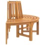 Semicircular tree bench solid eucalyptus wood Ø160 cm by , garden benches - Ref: Foro24-319423, Price: 239,29 €, Discount: %