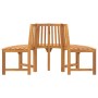 Semicircular tree bench solid eucalyptus wood Ø160 cm by , garden benches - Ref: Foro24-319423, Price: 239,29 €, Discount: %