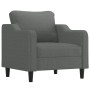 Dark gray fabric armchair 60 cm by , Sofas - Ref: Foro24-359344, Price: 168,07 €, Discount: %