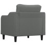 Dark gray fabric armchair 60 cm by , Sofas - Ref: Foro24-359344, Price: 168,07 €, Discount: %