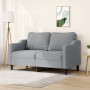 2-Sitzer-Sofa aus hellgrauem Stoff, 140 cm von , Sofas - Ref: Foro24-359359, Preis: 216,99 €, Rabatt: %