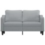 2 seater sofa in light gray fabric 140 cm by , Sofas - Ref: Foro24-359359, Price: 216,99 €, Discount: %