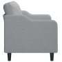 2 seater sofa in light gray fabric 140 cm by , Sofas - Ref: Foro24-359359, Price: 216,99 €, Discount: %