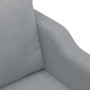 2 seater sofa in light gray fabric 140 cm by , Sofas - Ref: Foro24-359359, Price: 216,99 €, Discount: %