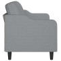 3-seater sofa in light gray fabric 180 cm by , Sofas - Ref: Foro24-359367, Price: 309,82 €, Discount: %