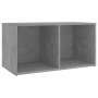 Living room furniture 2 pieces engineered wood gray concrete by , TV Furniture - Ref: Foro24-3079947, Price: 74,64 €, Discoun...