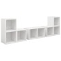 Living room furniture 6 pieces white engineered wood by , TV Furniture - Ref: Foro24-3080051, Price: 124,67 €, Discount: %