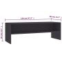 Gray plywood TV cabinet 120x40x40 cm by , TV Furniture - Ref: Foro24-800038, Price: 56,04 €, Discount: %