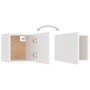 Wall living room furniture 4 pcs white 30.5x30x30 cm by , TV Furniture - Ref: Foro24-804483, Price: 96,23 €, Discount: %