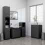 Gray plywood bathroom cabinet 60x33x80 cm by , Bathroom furniture - Ref: Foro24-805026, Price: 89,60 €, Discount: %