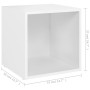 Weißer TV-Schrank aus Sperrholz, 37 x 35 x 37 cm von , TV-Möbel - Ref: Foro24-805498, Preis: 24,59 €, Rabatt: %