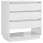 Aparador de madera contrachapada blanco brillante 70x41x75 cm de , Aparadores - Ref: Foro24-809554, Precio: 74,97 €, Descuent...