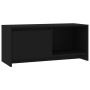 Mueble para TV madera contrachapada negro 90x35x40 cm de , Muebles TV - Ref: Foro24-809783, Precio: 63,00 €, Descuento: %