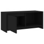 Mueble para TV madera contrachapada negro 90x35x40 cm de , Muebles TV - Ref: Foro24-809783, Precio: 63,00 €, Descuento: %