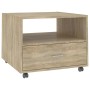 Mesa de centro madera de ingeniería roble Sonoma 55x55x40 cm de , Mesas de centro - Ref: Foro24-810929, Precio: 69,88 €, Desc...