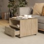 Sonoma oak engineered wood coffee table 55x55x40 cm by , Coffee table - Ref: Foro24-810929, Price: 69,88 €, Discount: %