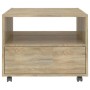 Mesa de centro madera de ingeniería roble Sonoma 55x55x40 cm de , Mesas de centro - Ref: Foro24-810929, Precio: 69,88 €, Desc...