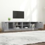 Mueble de TV 2 pzas madera contrachapada hormigón 80x35x36,5 cm de , Muebles TV - Ref: Foro24-811475, Precio: 99,33 €, Descue...