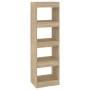 Shelving/space divider Sonoma oak color 40x30x135 cm by , Bookcases and shelves - Ref: Foro24-811622, Price: 60,94 €, Discoun...