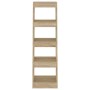 Shelving/space divider Sonoma oak color 40x30x135 cm by , Bookcases and shelves - Ref: Foro24-811622, Price: 60,94 €, Discoun...