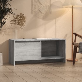 Sonoma gray engineered wood TV cabinet 90x35x40 cm by , TV Furniture - Ref: Foro24-813018, Price: 53,25 €, Discount: %